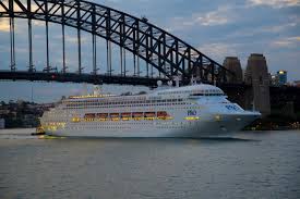 ship under bridge